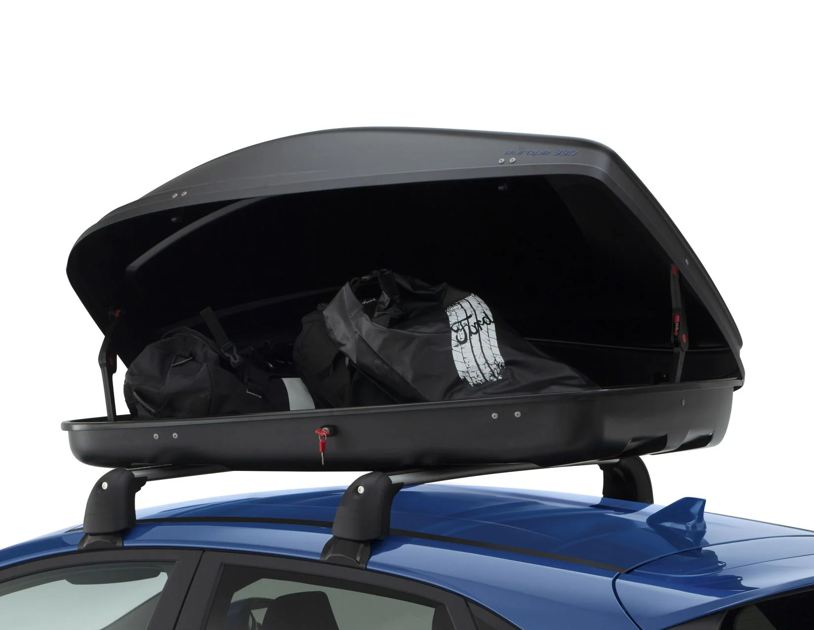 Coffre de toit G3 Elegance Europe 330 noir mat gaufré - Image 26