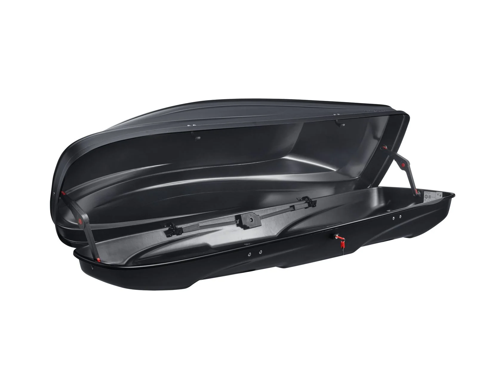 Coffre de toit G3 Elegance Europe 370,noir mat gaufré - Image 5
