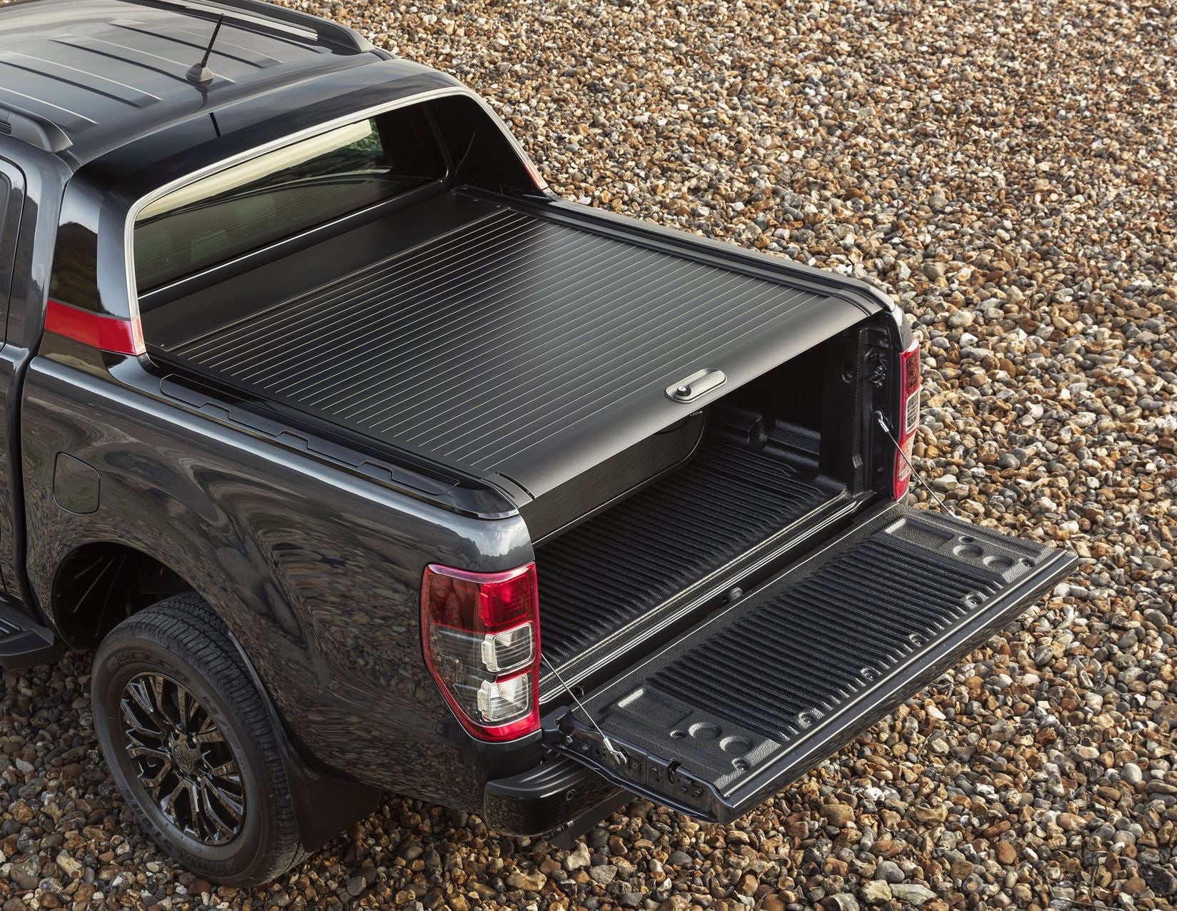 Rideau coulissant noir pour Ford Ranger 02/2019-06/2022 - Image 3