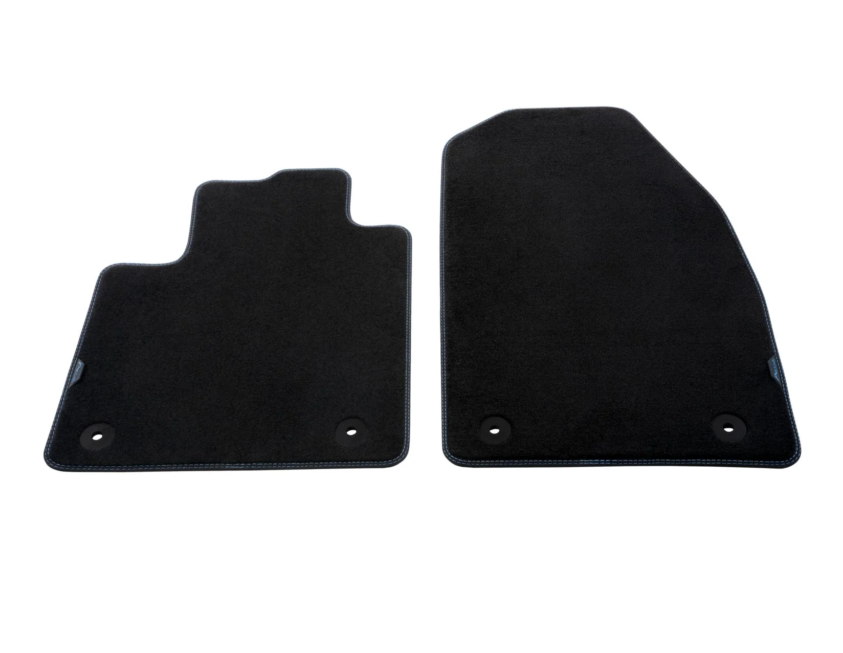 Tapis de sol en moquette avant noirs pour Ford Transit Courier - Image 4