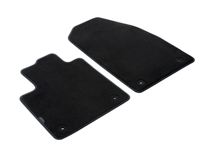 Tapis de sol en moquette avant noirs pour Ford Transit Courier - Image 8